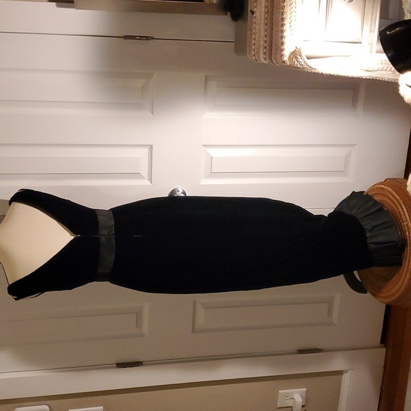 Vintage crushed velvet evening dress - Picture 10 of 12